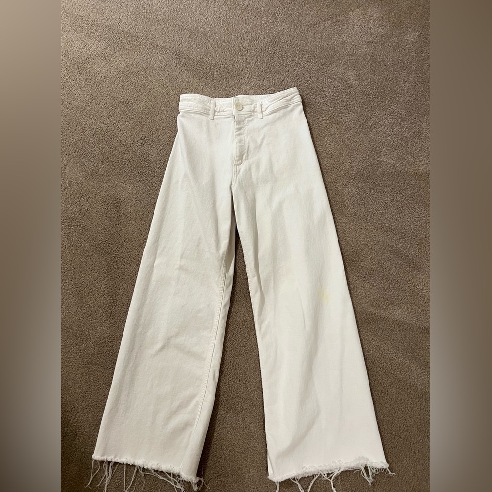 Zara straight leg marine pants, size 6 barely worn and in good condition
